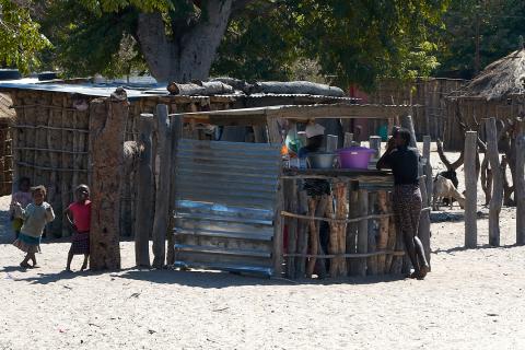 Village in Caprivi Strip